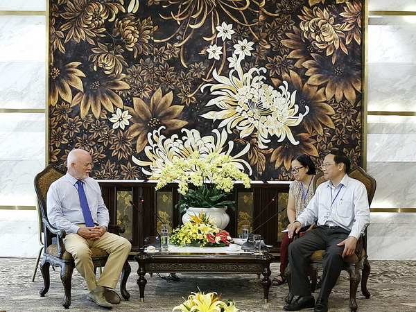 Thứ trưởng Lê Công Thành tiếp ông Peter Thompson, Đặc phái viên của Tổng Thư ký Liên Hợp Quốc về đại dương